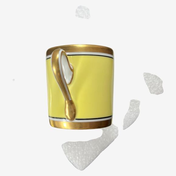Richard Ginori Contessa Yellow demitasse espresso after dinner cup and saucer - Picture 6 of 8